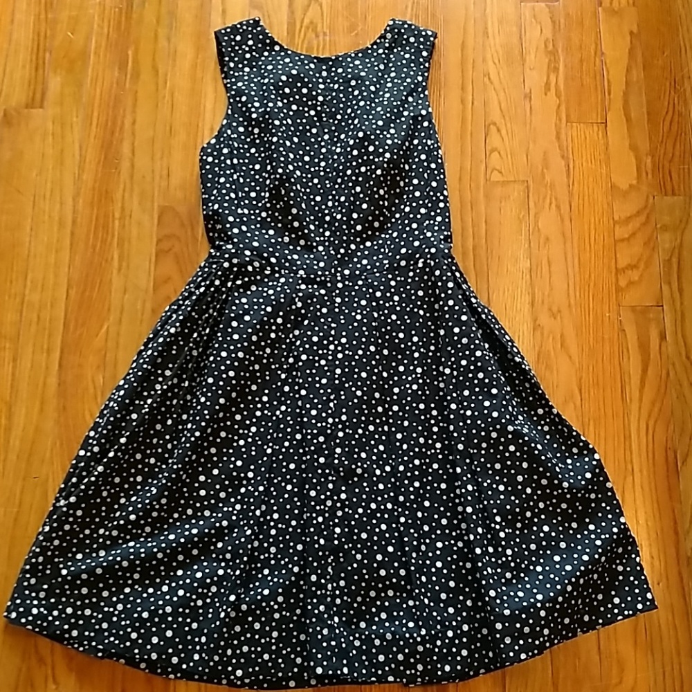Black and White Polka Dot Dress